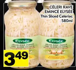Supermarché PA CÉLERI RAVE ÉMINCÉ ELYSÉE | ELYSÉE Thin Sliced Celeriac offer