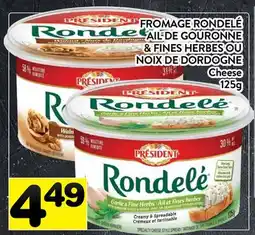 Supermarché PA FROMAGE RONDELÉ AIL DE GOURONNE & FINE HERBES OU NOIX DE DORDOGNE | Cheese offer