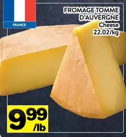 Supermarché PA FROMAGE TOMME D'AUVERGNE | Cheese offer