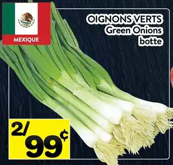 Supermarché PA OIGNONS VERTS | Green Onions offer