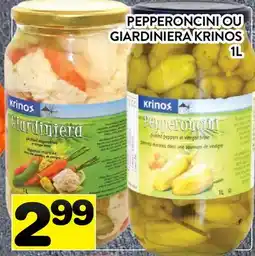 Supermarché PA PEPPERONCINI OU GIARDINIERA KRINOS offer