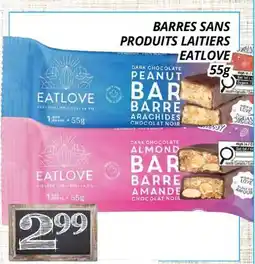 Supermarché PA BARRES SANS PRODUITS LAITIERS EATLOVE offer
