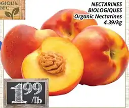 Supermarché PA NECTARINES BIOLOGIQUES/Organic Nectarines offer