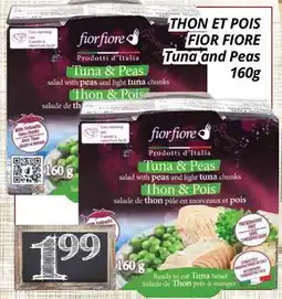 Supermarché PA THON ET POIS FIOR FIORE/Tuna and Peas offer