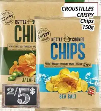 Supermarché PA CROUSTILLES CRISPY Chips offer