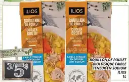 Supermarché PA BOUILLON DE POULET BIOLOGIQUE FAIBLE TENEUR EN SODIUM ILIOS offer