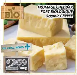 Supermarché PA FROMAGE CHEDDAR FORT BIOLOGIQUE/Organic Cheese offer
