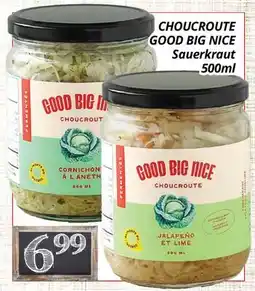 Supermarché PA CHOUCROUTE GOOD BIG NICE/Sauerkraut offer