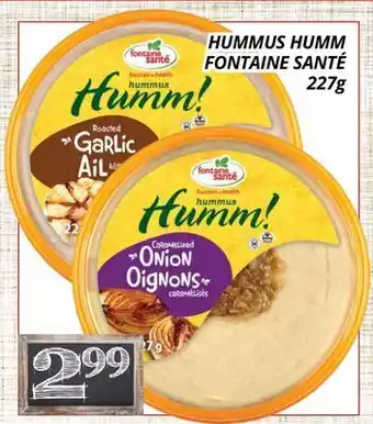 Supermarché PA HUMMUS HUMM FONTAINE SANTÉ offer