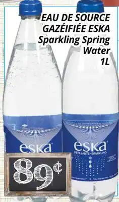 Supermarché PA EAU DE SOURCE GAZÉIFIÉE ESKA/Sparkling Spring Water offer