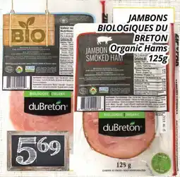 Supermarché PA JAMBONS BIOLOGIQUES DU BRETON/Organic Hams offer