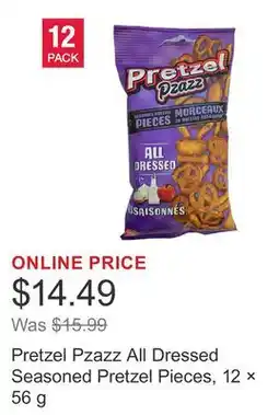 Costco Pretzel Pzazz All Dressed Seasoned Pretzel Pieces, 12 × offer