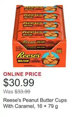 Costco Reese's Peanut Butter Cups With Caramel, 16 × offer