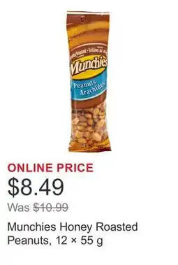 Costco Munchies Honey Roasted Peanuts, 12 × offer