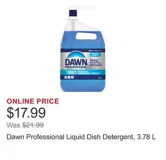 Costco Dawn Professional Liquid Dish Detergent offer