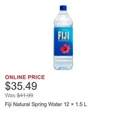 Costco Fiji Natural Spring Water 12 × offer