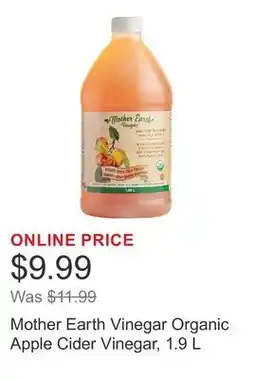 Costco Mother Earth Vinegar Organic Apple Cider Vinegar offer