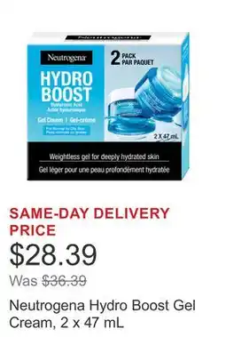Costco Neutrogena Hydro Boost Gel Cream offer