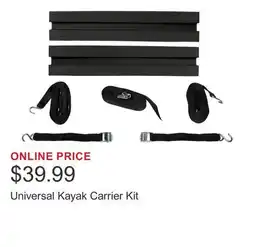 Costco Universal Kayak Carrier Kit offer
