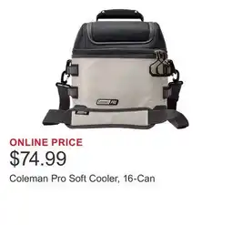 Costco Coleman Pro Soft Cooler, 16-Can offer