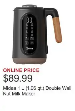 Costco Midea 1 L (1.06 qt.) Double Wall Nut Milk Maker offer