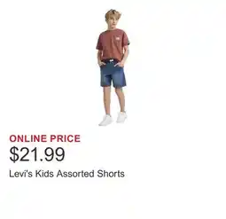 Costco Levi's Kids Assorted Shorts offer