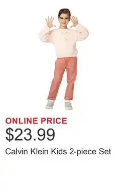 Costco Calvin Klein Kids 2-piece Set offer