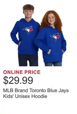 Costco MLB Brand Toronto Blue Jays Kids' Unisex Hoodie offer