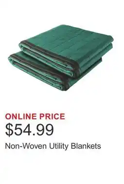 Costco Non-Woven Utility Blankets offer