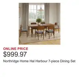 Costco Northridge Home Hal Harbour 7-piece Dining Set offer