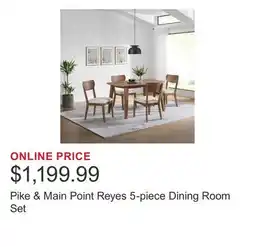 Costco Pike & Main Point Reyes 5-piece Dining Room Set offer