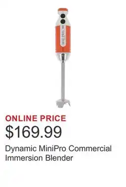 Costco Dynamic MiniPro Commercial Immersion Blender offer