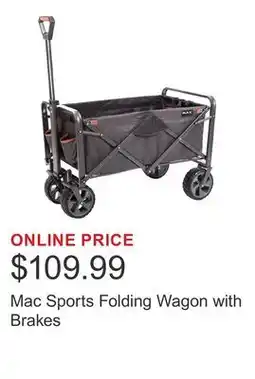 Costco Mac Sports Folding Wagon with Brakes offer