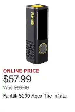 Costco Fanttik S200 Apex Tire Inflator offer