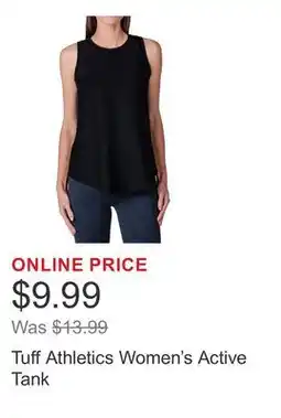 Costco Tuff Athletics Women's Active Tank offer
