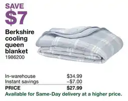 Costco Berkshire cooling queen blanket offer