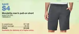 Costco Mondetta men's pull-on short offer