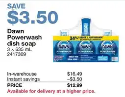 Costco Dawn Powerwash dish soap offer