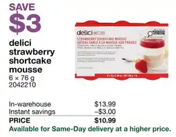 Costco delici strawberry shortcake mousse offer