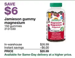 Costco Jamieson gummy magnesium offer