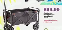 Costco Mac Sports folding wagon with brakes offer