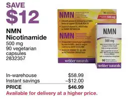 Costco NMN Nicotinamide offer