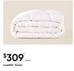Sleep Country LuxeSilk Duvet offer