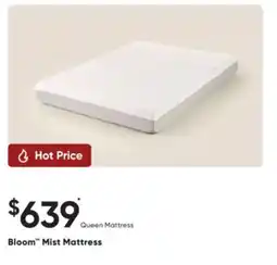 Sleep Country Bloom Mist Mattress offer