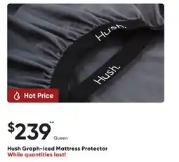 Sleep Country Hush Graph-Iced Mattress Protector offer