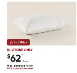 Sleep Country Wool Surround Pillow offer