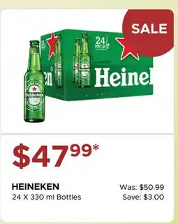 The Beer Store HEINEKEN offer