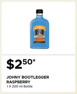 The Beer Store JOHNY BOOTLEGGER RASPBERRY offer