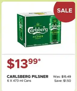 The Beer Store CARLSBERG PILSNER offer