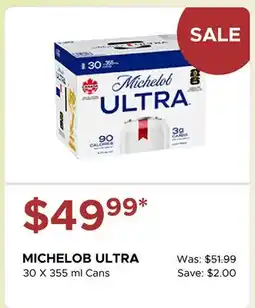 The Beer Store MICHELOB ULTRA offer
